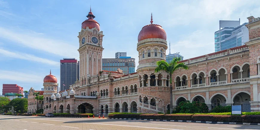 Sultan-Abdul-Samad-Gebäude am Merdeka Square in Kuala Lumpur