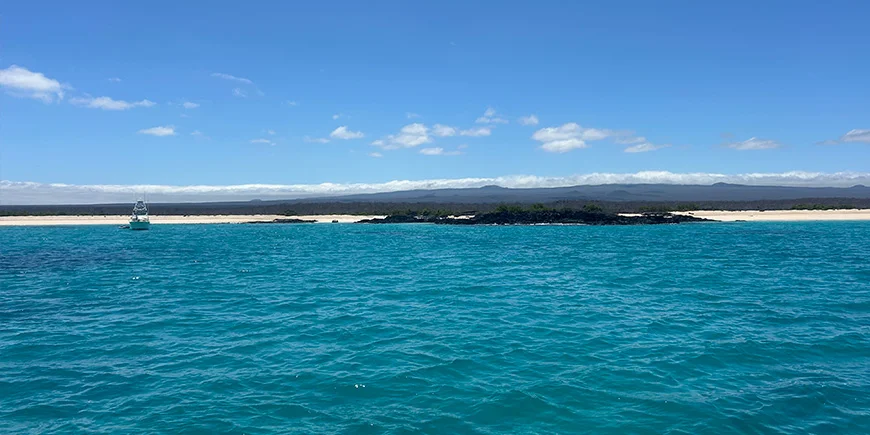 Wunderschönes Meer auf den Galápagos-Inseln