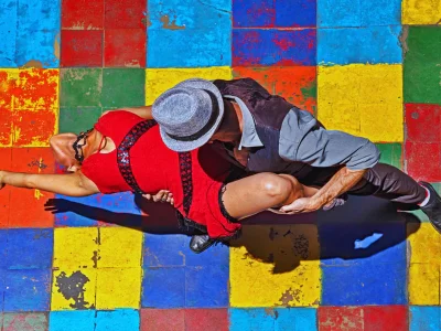 Tango-Tänzer in Buenos Aires